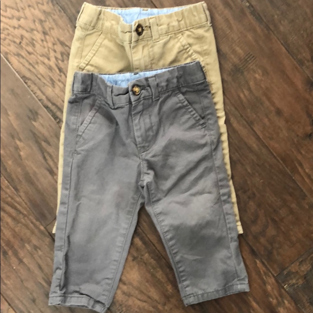 Carter gray and khaki dress pants